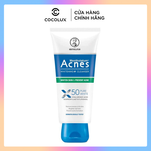 Sữa rửa mặt dưỡng trắng Acnes 100g Cocolux