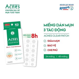 Miếng Dán Mụn Acnes Giúp Giảm Mụn 24 PCS