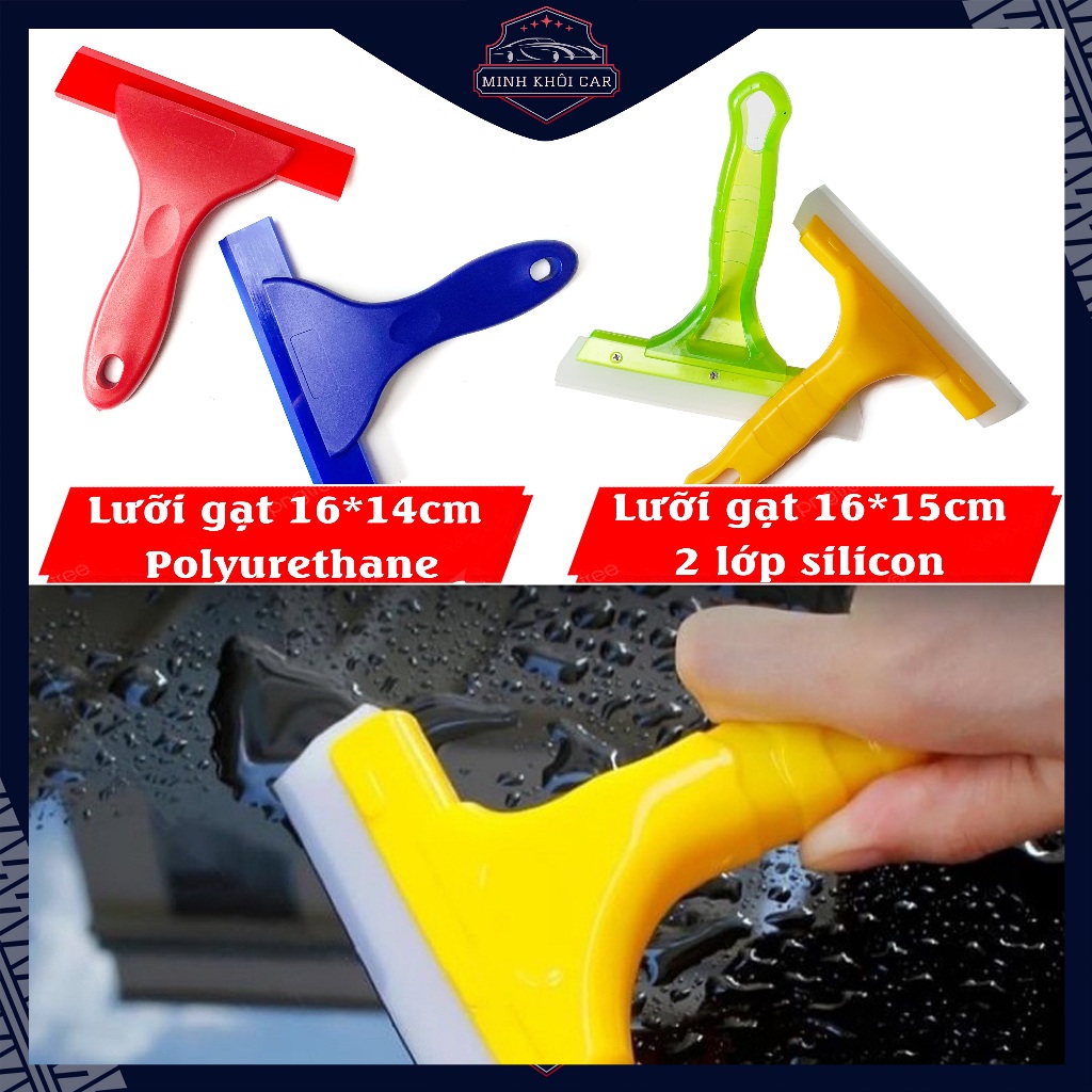 Dụng Cụ Gạt Nước Silicon Loại To Hỗ Trợ Dán Decal, Dán Phim, Gạt Nước Xe, Gạt Bẩn Cửa Kính Cường Lực