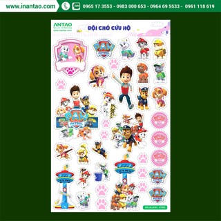 * [Bộ] Sticker trang trí, decor, hình dán - CHÓ CỨU HỘ