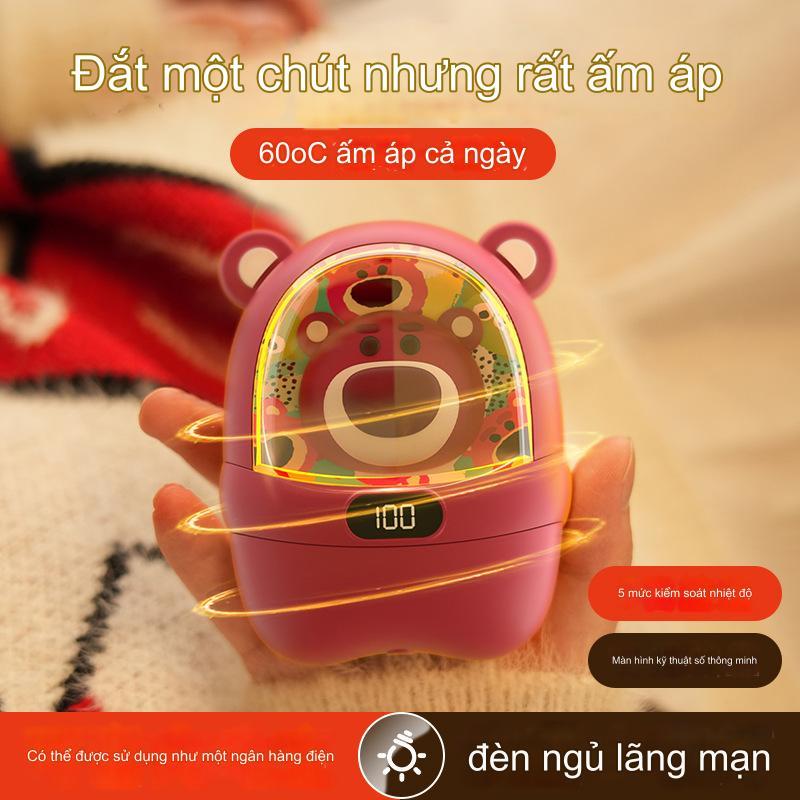 Máy sưởi mini cầm tay Disney kiêm sạc dự phòng 10.000mah - Quà noel, quà sinh nhật ý nghĩa cho người thương