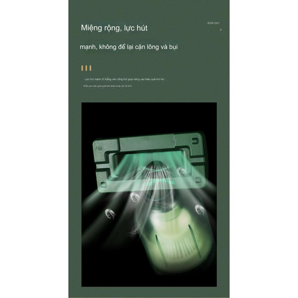 Máy hút bụi mini cầm tay lực hút mạnh 15000PA, máy hút bụi không dây đa chức năng công suất 120w bảo hành 6 tháng