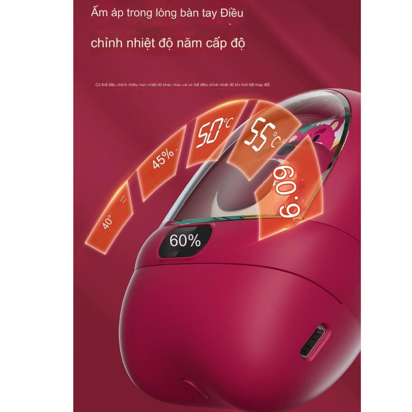 Máy sưởi mini cầm tay Disney kiêm sạc dự phòng 10.000mah - Quà noel, quà sinh nhật ý nghĩa cho người thương