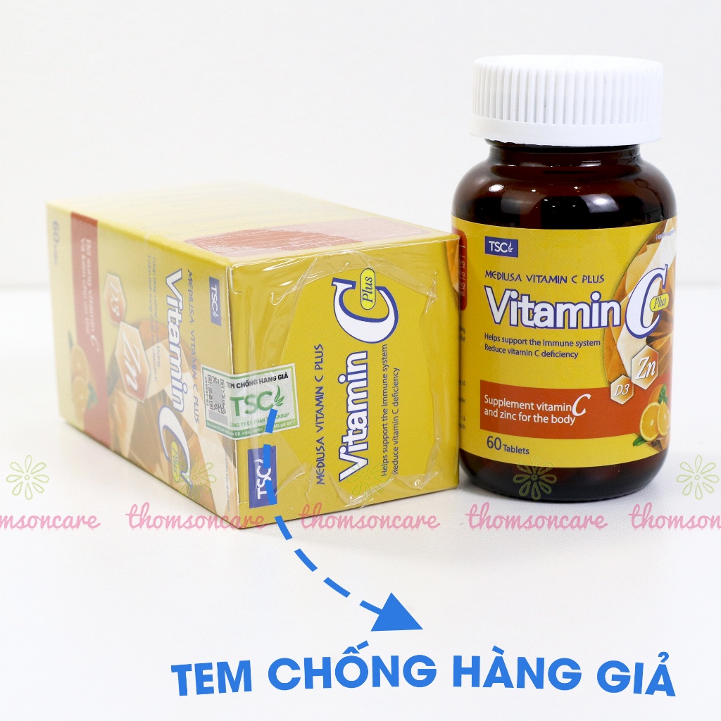 Combo siêu trắng da, da căng mịn Lcystine 60v, Glutathion Gold 30v, Vitamin C Mediusa 60v - l crystine citin Thomsoncare
