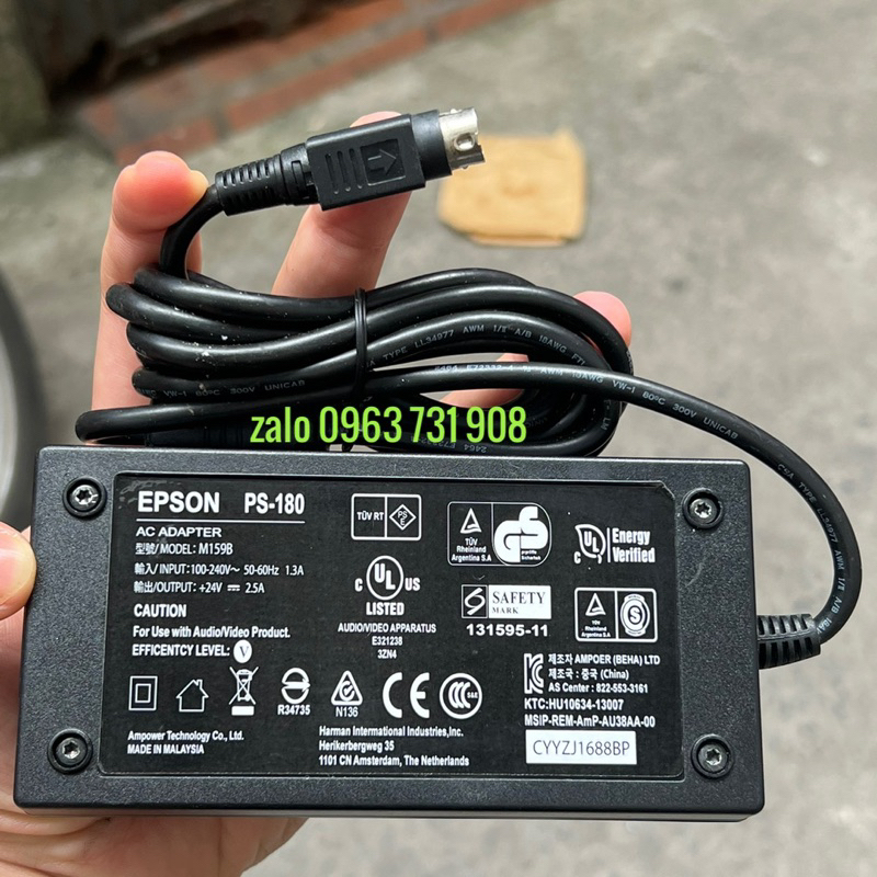 Dây nguồn máy in mã vạch xprinter xp 350b