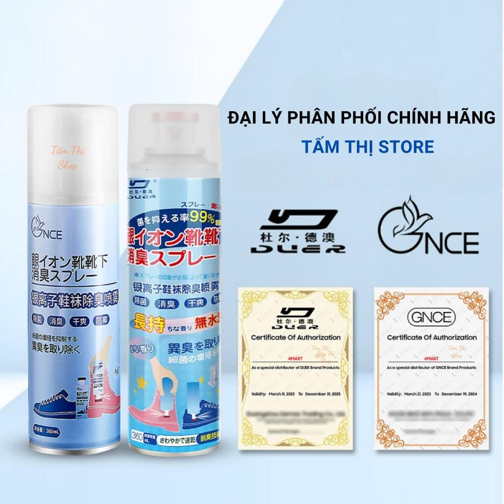 Bình Xịt Khử Mùi Hôi Giày Dép Nano Bạc Tấm Thị 260ml, Chuyên Dùng Làm Thơm Tủ Giày, Quần Áo, Tất Vớ Ngăn Ngừa Hôi Chân