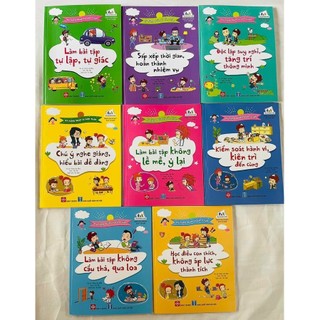 Sách - Combo 8 cuốn kỹ năng quản lý bản thân dành cho trẻ từ 5 đến 12 tuổi