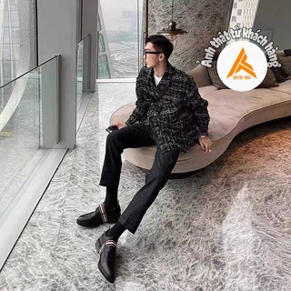Áo khoác dạ nam 2 lớp dày dặn, áo khoác nam dạ mùa đông