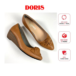 Giày Búp Bê Đế Xuồng 5cm Doris DR506 Da Thật Êm Chân Cao Cấp- FORM NHỎ ĐẶT TĂNG 1 SIZE - CÓ SIZE 40