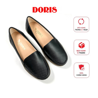 Giày slipon da bò thật doris dr019 in họa tiết – siêu êm.