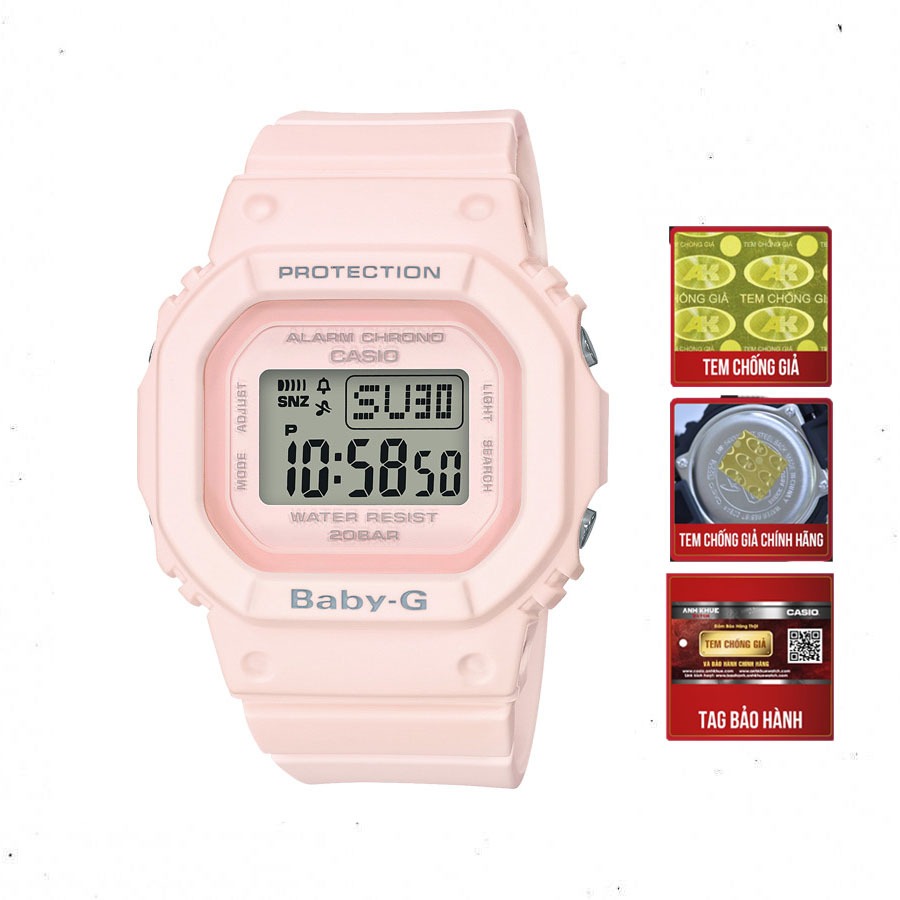 Đồng Hồ Nữ Baby-G BGD-560-4DR Chính Hãng (Màu Hồng)
