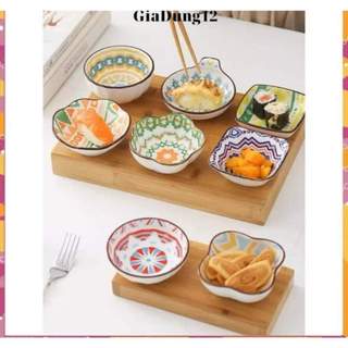 Set 6 chiếc bát sứ hoạ tiết thổ cẩm cho bé ăn dặm