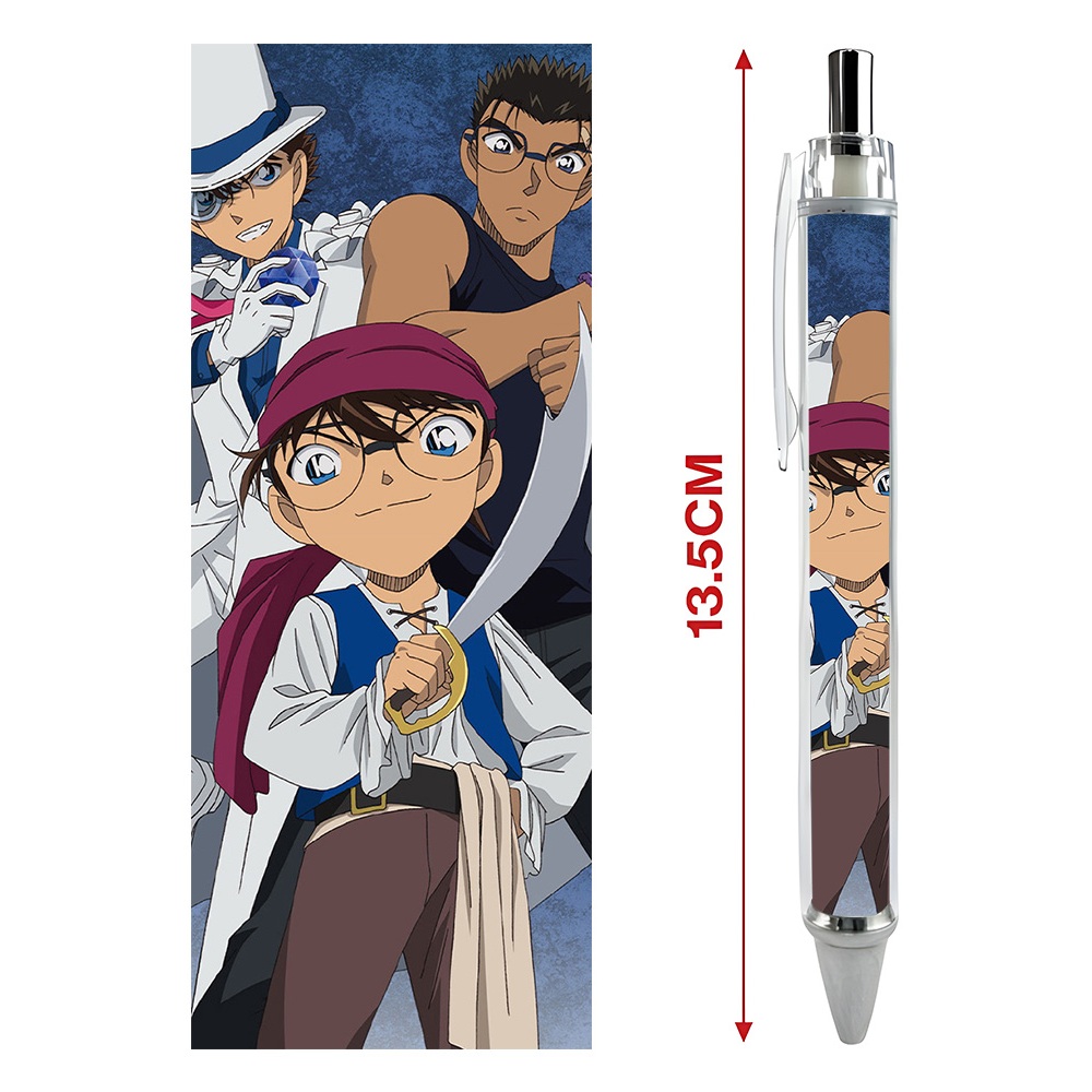 Bút viết In hình Thám tử lừng danh Conan  - Hình in sắc nét - Bút Gel ngòi 0.5mm by 2D Tộc Shop