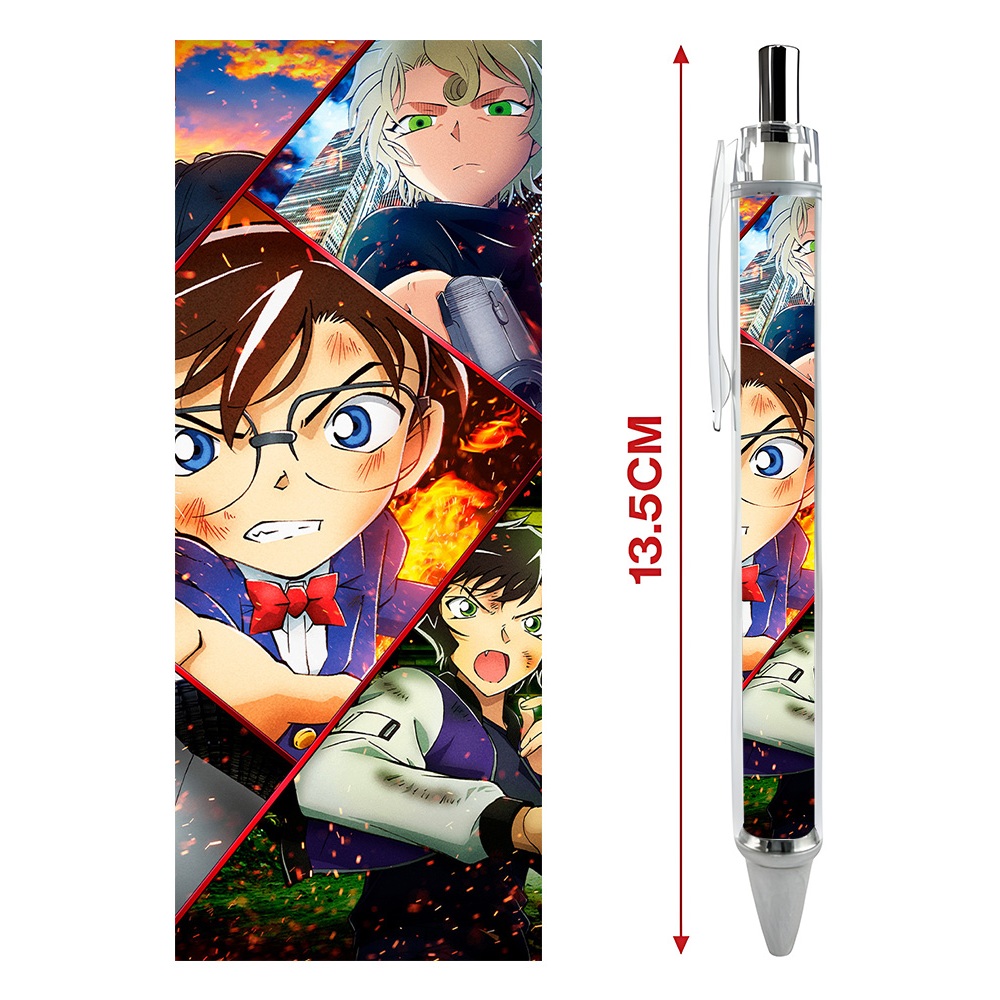 Bút viết In hình Thám tử lừng danh Conan  - Hình in sắc nét - Bút Gel ngòi 0.5mm by 2D Tộc Shop