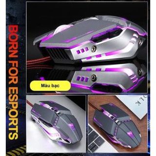 Chuột Gaming Dây 💎𝓕𝓡𝓔𝓔𝓢𝓗𝓘𝓟💎 Mouse Có Dây Gaming T-Wolf V7 (BH 12 Tháng) SPTECH COMPUTER