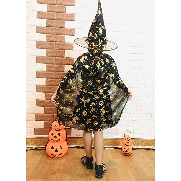 Áo choàng, mũ phù thủy hoá trang Halloween