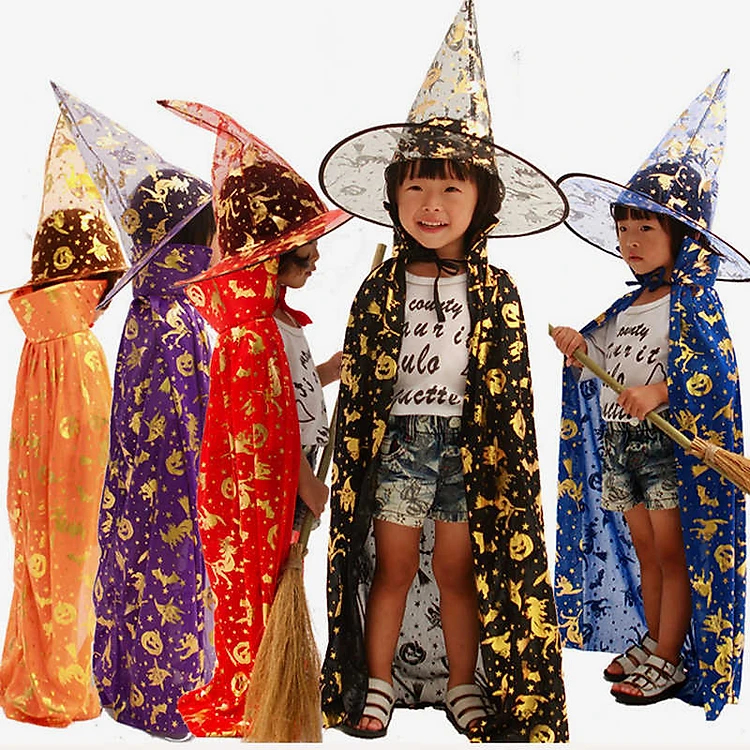 Áo choàng, mũ phù thủy hoá trang Halloween