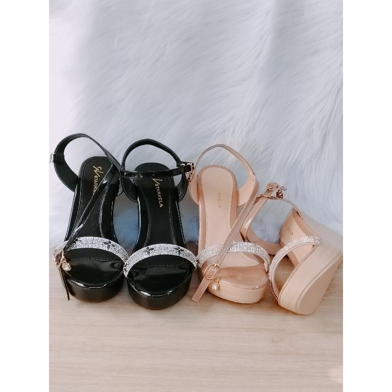 Giày  sandanl  bản xoàn  khóa  gài. xuồng đế  bằng  9cm