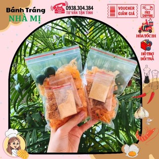 Bánh tráng dẻo sợi Tôm muối nhuyễn + topping