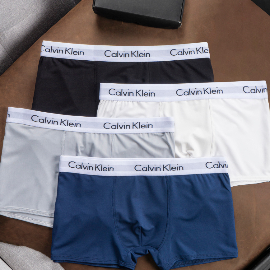 Quần sịp đùi nam thun lạnh,quần lót nam boxer cạp ma khoẻ khoắn thêu chữ sắc nét dành cho nam