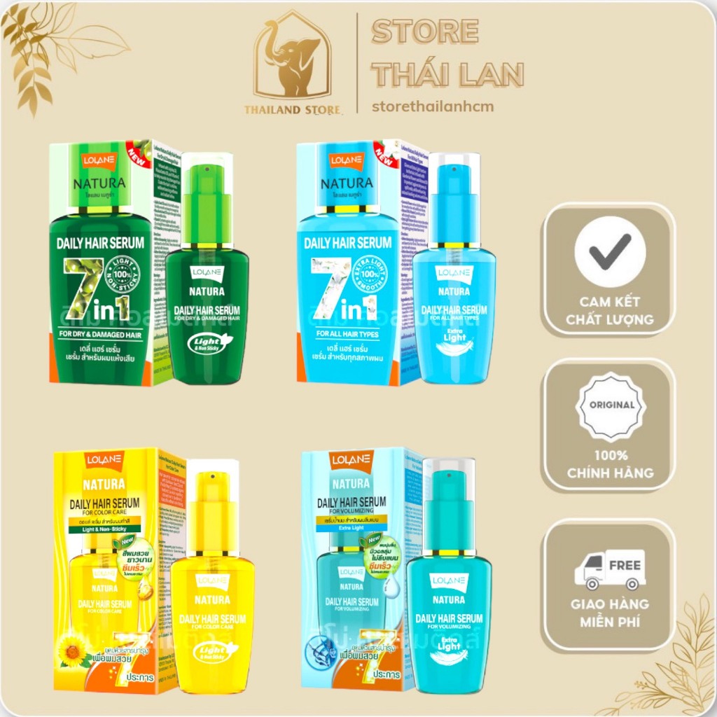 Serum Dưỡng Tóc Lolane Natura Daily Hair Serum Thái Lan 50ml