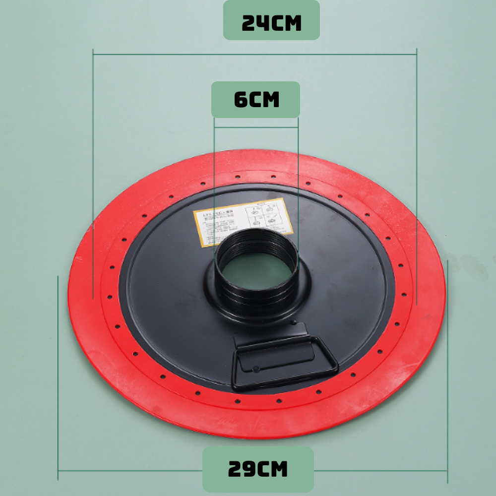 Nắp Hút Mỡ Bò Dùng Cho Súng Bơm Mỡ 600cc 900cc Đĩa Hút Mỡ Xô Đa Năng Lắp Được Xô 13Kg Đến 18Kg