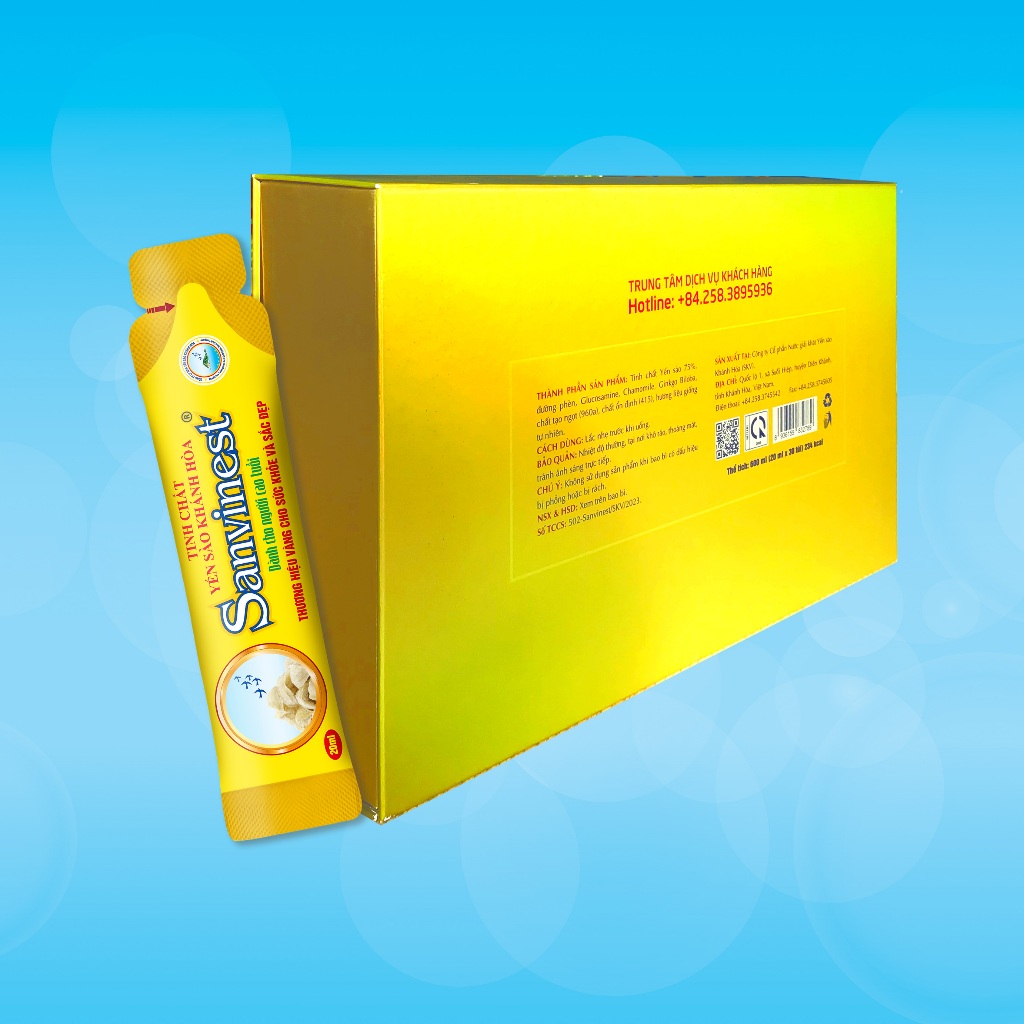 Tinh chất Yến sào Khánh Hòa Sanvinest dành cho người cao tuổi, 75% tinh chất Yến sào - 502QT30