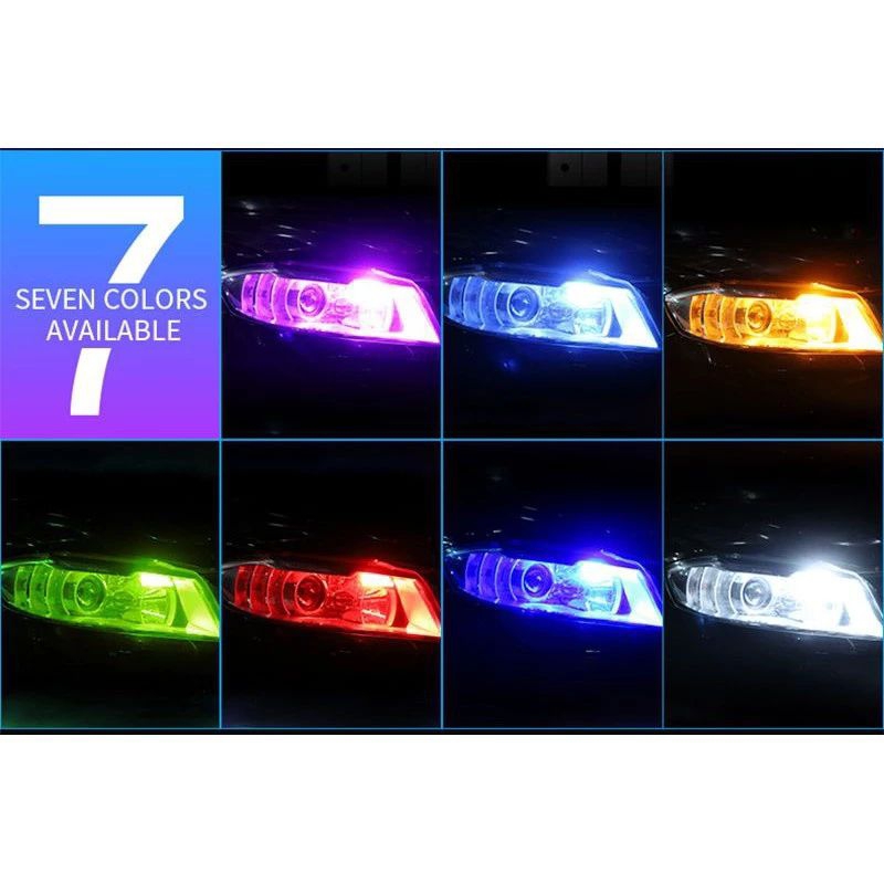 Bóng led T10 đèn xi nhan, đèn demi, đèn sương mù, đèn led xe máy có chế độ nháy và không nháy 12v 24v