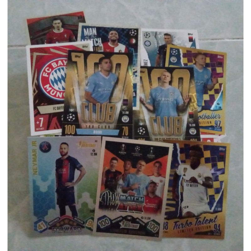 Thẻ cầu thủ bóng đá Match Attax 23/24 ucl