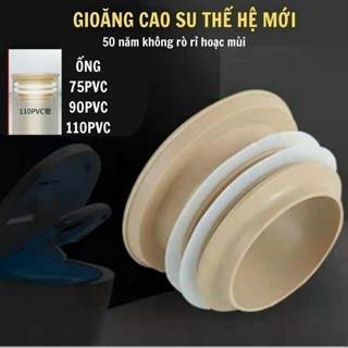 Ron cao su, miếng lót ngăn mùi bồn cầu, lắp đặt bồn cầu nhanh chóng, chuẩn tâm xả