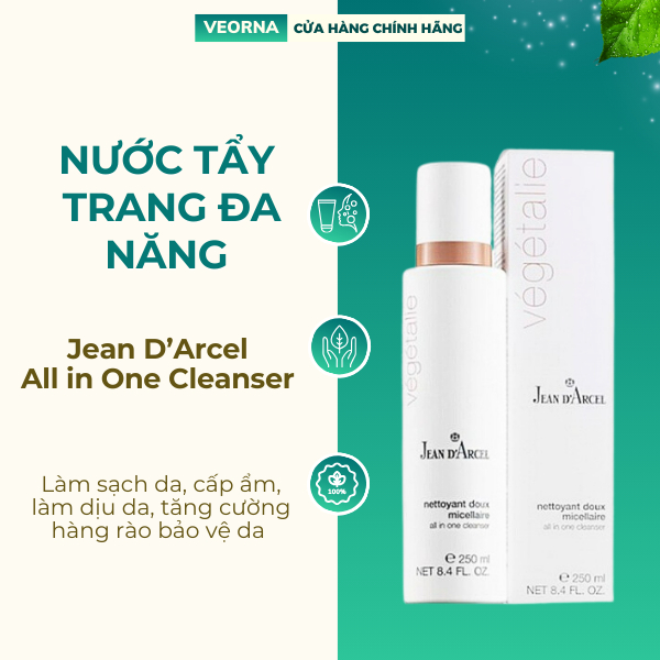 Nước Tẩy Trang Đa Năng Jean D'Arcel All in One Cleanser