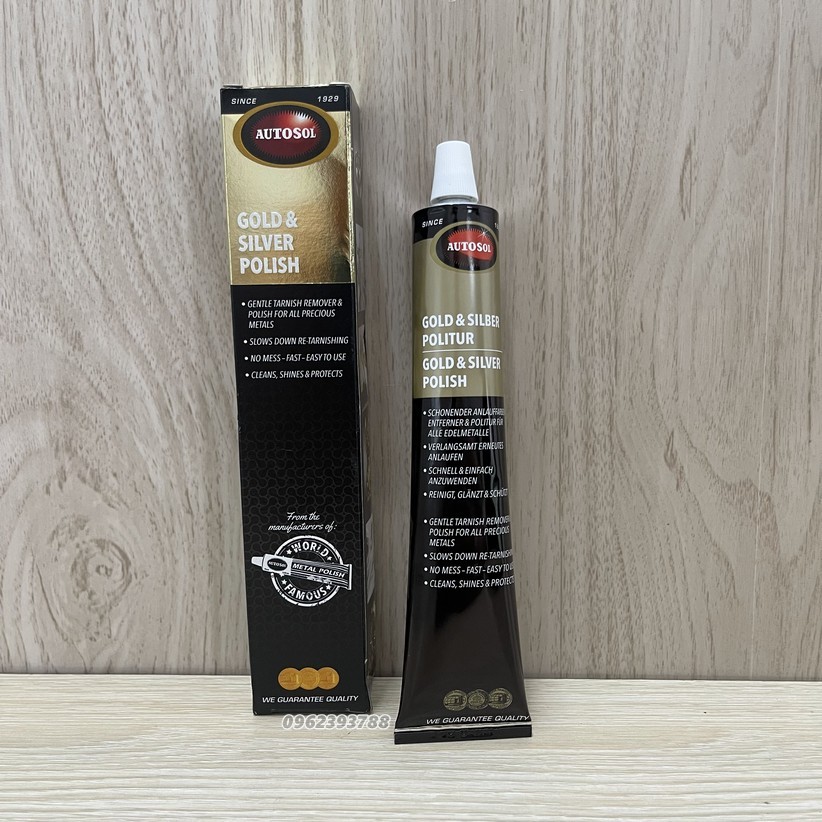 Kem Đánh Bóng Vàng Bạc Autosol Gold & Silver 75ml