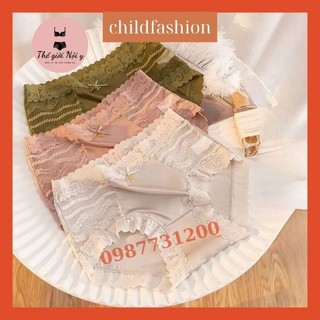 Quần Lót Nữ Lụa Ren Phối Viền 660