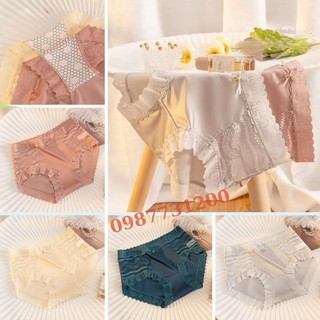 Quần Lót Nữ Lụa Ren Phối Viền 660