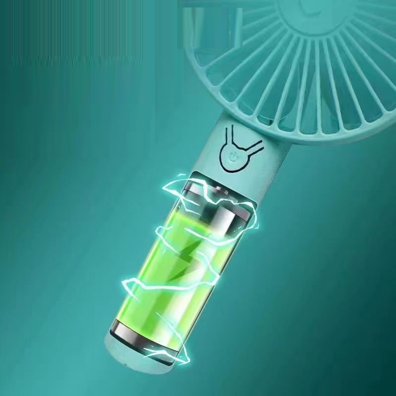 Quạt mini quạt cầm tay dùng sạc hình doraemon hello kitty