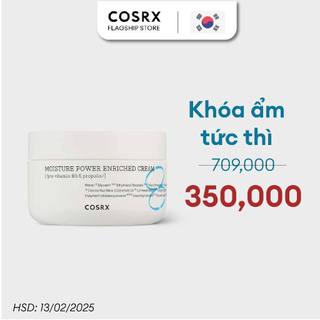 Kem Dưỡng Cấp Ẩm Chuyên Sâu (Keo Ong, B5) COSRX Hydrium Moisture Power Enriched Cream 50ml HSD