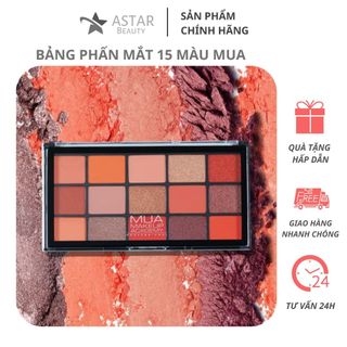 Bảng phấn mắt màu trang điểm đa chức năng phấn má hồng phấn bắt sáng mur mua15 12g