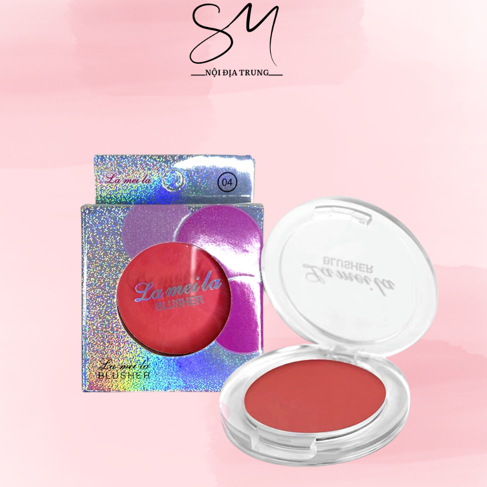 Bảng Phấn Má Hồng LAMEILA 6 Màu Tự Nhiên Kiềm Dầu, Kháng Nước Hàng Nội Địa Trung