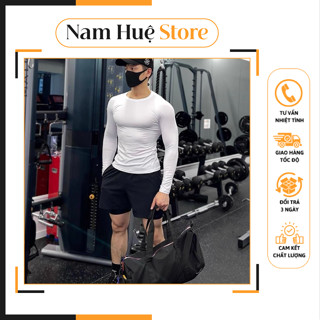 Áo thun dài tay nam co dãn  HÀNG LOẠI 1  Áo dài tay áo giữ nhiệt nam cổ tròn chất thun 4 chiều dày kiểu dáng thu đông