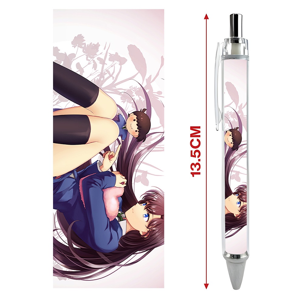 Bút viết In hình Thám tử lừng danh Conan   - Hình in sắc nét - Bút Gel ngòi 0.5mm by 2D Tộc Shop