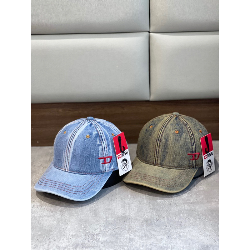 Mũ lưỡi trai jean diesel wax xịn munondanchoi
