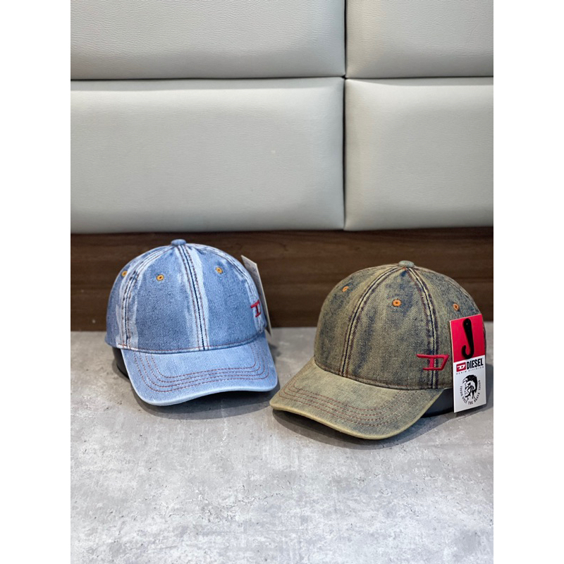 Mũ lưỡi trai jean diesel wax xịn munondanchoi