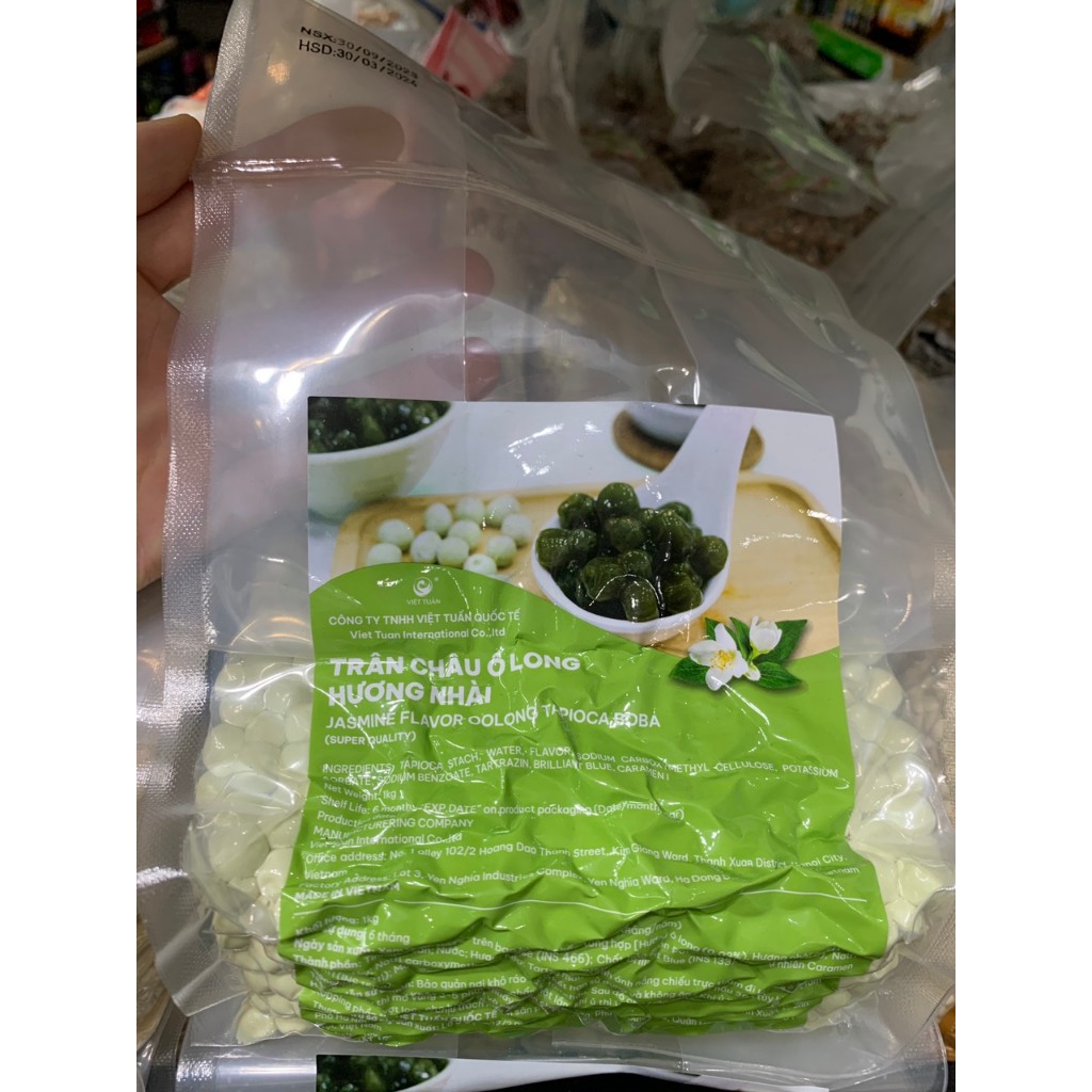 Trân Châu Ô Long Gói 1kg - Topping Cực Ngon Hot Hit Phê La