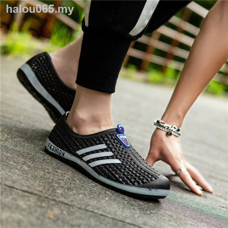 Giày nhựa lao động giày đi mưa cho nam giày có lỗ thoáng khí giày đi mưa