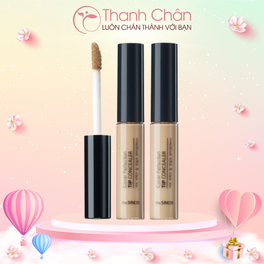 Che Khuyết Điểm The Saem The Saem Cover Perfection Tip Concealer 6.5g