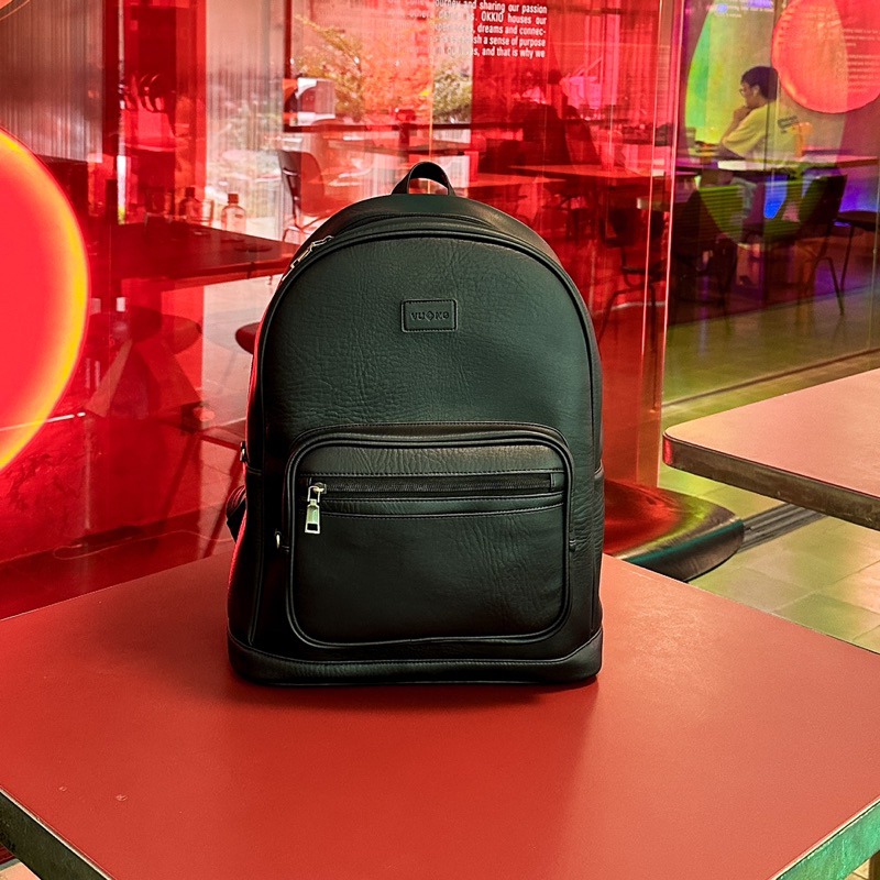 Balo da Vuông Shop®️ Atelier văn phòng đi học du lịch đựng laptop đứng dáng