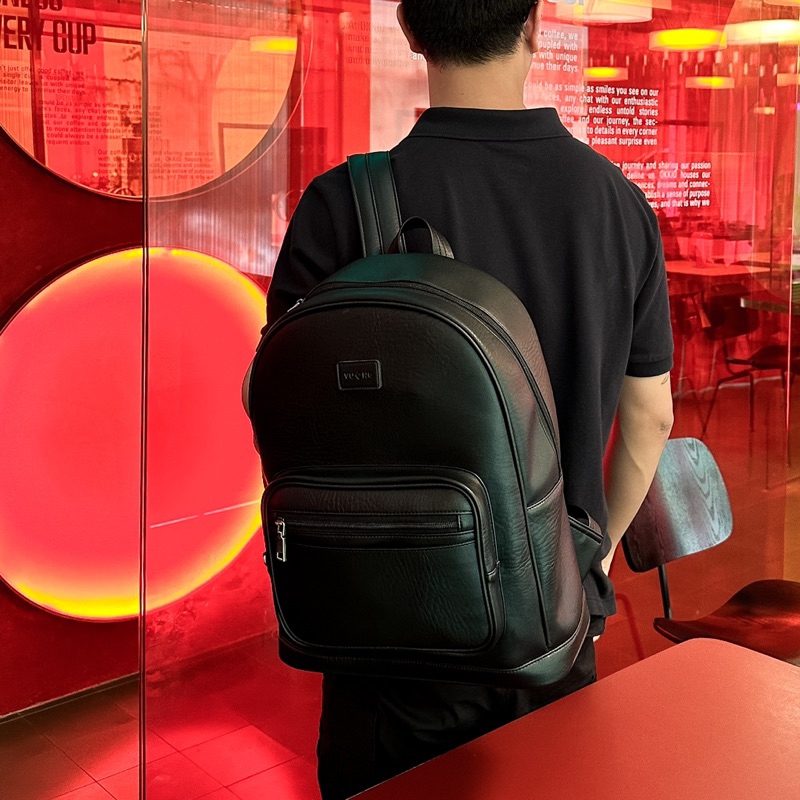 Balo da Vuông Shop®️ Atelier văn phòng đi học du lịch đựng laptop đứng dáng