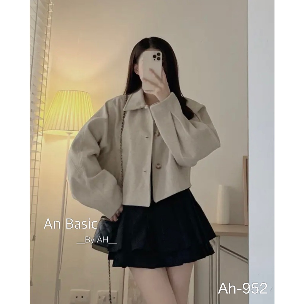 Áo dạ ép dáng croptop - Retrostyle.vn - Aodaep952_P13K3