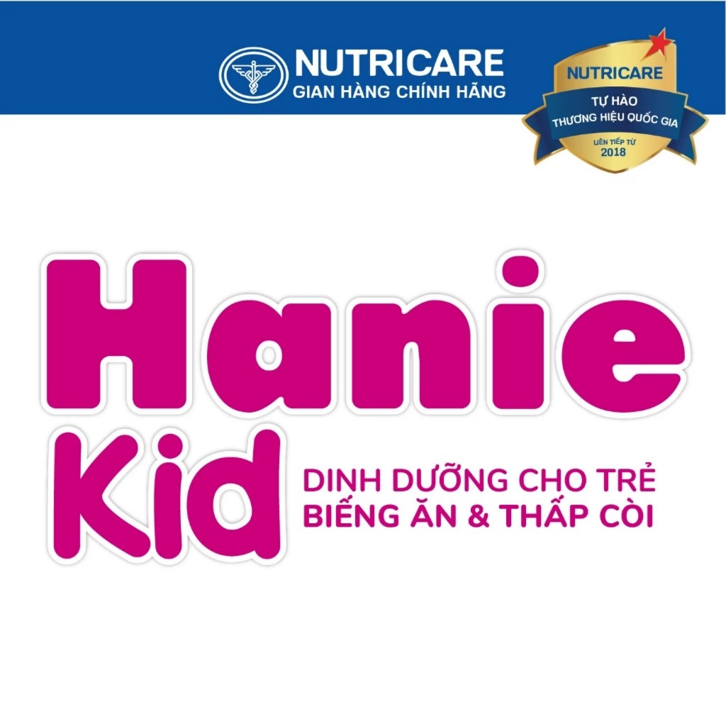 [HSD T5-2024] Thùng 48 Hộp Sữa Nước Nutricare Hanie Kid 180ml Cho Trẻ Biếng Ăn.