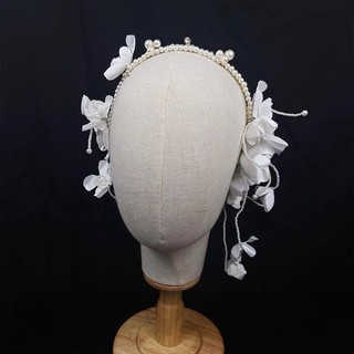 Băng đô hoa cài tóc cô dâu mã w219